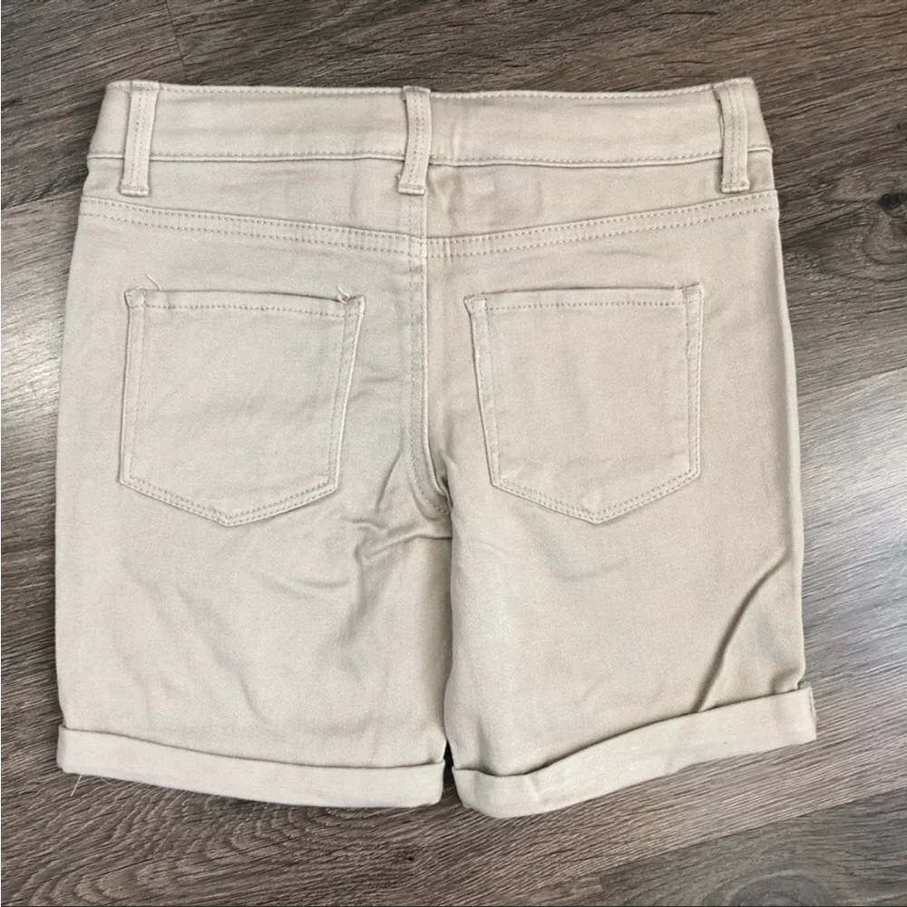 Girls khaki bermuda shorts